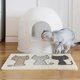 thumbnail image 5 of Cat litter mat, PVC mat, waterproof and non-slip, ideal as a bowl mat for cats, dogs, puppies, 5 of 5