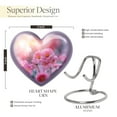 thumbnail image 2 of SUBSH Flower Urn - Small Urn Heart - Urns for Ashes Adult Female - Memorial Urn - Cremation Urn for Adults - Ash Holders for Human Ashes (Size - 3 inch Pack of 2), 2 of 2