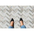 thumbnail image 3 of Achim Retro 12" x 12" 1.5mm Peel & Stick Vinyl Floor Tiles, 20 Tiles/20 sq. ft., Stone Herringbone, 3 of 5