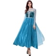 thumbnail image 3 of YUEHUAN Women Queen Dress Dress Adult Women Blue Princess Christmas Dress Up, 3 of 7