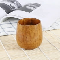 Huayishang Coffee Cups Japanese Style Wooden Cup Creative Jujube Wood Insulation Tea Cup Wooden Coffee Cup Drinking Water Cup A, Kitchen Essentials Clearance Sale