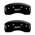 thumbnail image 2 of Fits 2014-2021 Ford Transit Connect MGP Caliper Cover Caliper Cover 10007SMGPBK Set Of 4; MGP Logo; Powder Coated; Black; Aluminum, 2 of 4