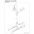 thumbnail image 3 of Kingston Brass CCK2130PX Vintage Wall Mount Shower Combo, Matte Black, 3 of 4
