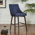 thumbnail image 5 of iNSPIRE Q Sasha Espresso Barrel Back Counter Stools (Set of 2)  Modern, 5 of 5
