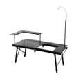 thumbnail image 1 of Table d'Extérieur Multifonctionnelle à 8 Unités, Table Pliable en Alliage d'Aluminium, Table de Camping Portable, Table Combinée Réglable, 1 of 7