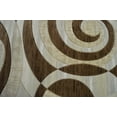 thumbnail image 2 of Rug Legend PREMIUM 3D Hand Carved Modern Abstract 5x8 5x7 Rug Contemporary 5540 Beige Brown, 2 of 5