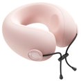 thumbnail image 1 of Almohada cervical de viaje Urnexttour, espuma viscoelástica con fundas de almohada, color rosa, 1 of 6