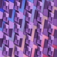 thumbnail image 1 of Ahgly Company Machine Washable Indoor Square Transitional Purple Area Rugs, 6' Square, 1 of 7