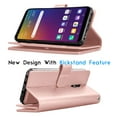 thumbnail image 4 of Tekcoo LG Stylo 5 / Stylo 6 / Stylo 5X / Stylo 5V / Stylo 5+ Wallet PU Leather Case, ID Cash Credit Card Slots Holder Purse Carrying Folio Flip Cover [Detachable Magnetic Hard Case] Kickstand, 4 of 6