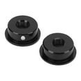 thumbnail image 1 of Electric Guitar Jack Cover, 2PCS Metal Electrosocket Output Jack Plate  For Musical Instrument Repair Black, 1 of 8