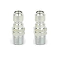 thumbnail image 1 of Interstate Pneumatics PW7143-2PK Pressure Washer Steel Plugs 5200 PSI, Thread: 3/8" MNPT, 1 of 1