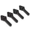 thumbnail image 5 of 4Pcs CNC Metal Mount Adjust Height Angle Stand for RC Crawler Car Axial SCX10 90046 D90 D110,Black, 5 of 5