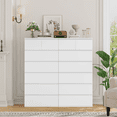 thumbnail image 3 of Homfa Commode Blanche à 7 Tiroirs, Armoire de Rangement Moderne à Tiroirs pour Chambre et Salon, 3 of 7