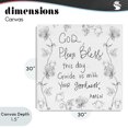 thumbnail image 4 of Stupell Industries Traditional God Bless This Day Canvas Art, 30 x 30, by Patricia Pinto, 4 of 8
