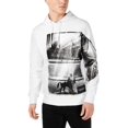 thumbnail image 2 of Calvin Klein Mens Rodeo Hoodie Sweatshirt, White, Large, 2 of 8