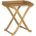 thumbnail image 2 of Safavieh Covina Outdoor Tray Table w/ Removable Top - Teak Brown, 2 of 6