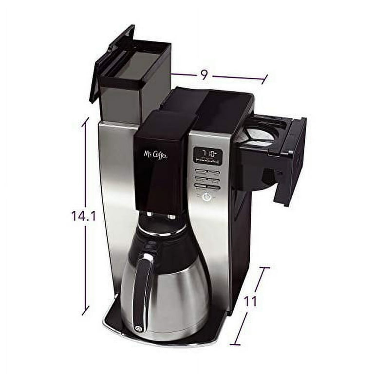 Mr. Coffee Optimal Brew Stainless 10-Cup Drip Coffee Maker