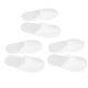 thumbnail image 5 of 18 pares de pantuflas desechables antideslizantes, suela impermeable, suaves y ligeras, para invitados, para viajes de hotel, spa, color blanco, 5 of 15