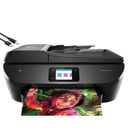 HP Envy7855 All-in-One Wireless Photo Color Inkjet Printer,Print Copy Scan Fax - 15 ppm,2.65" Touchscreen CGD,4800 x 1200 dpi,Auto 2-Sided Printing,35-Page ADF,Instant Ink Ready,Ethernet