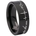 thumbnail image 3 of Wave Tungsten Carbide Ring, 3 of 9