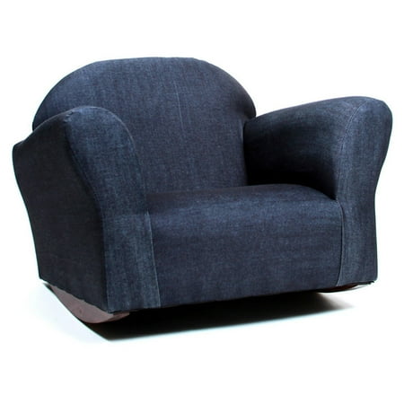 Keet Bubble Denim Kids Rocking Chair (minor damage)
