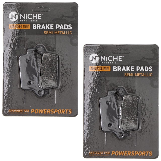 Niche Rear Brake Pad Set for Yamaha YZ426F Semi-Metallic Motorcycle 2 Pack 519-KPA2369D