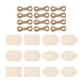 thumbnail image 3 of 12Pcs Blank Wooden Plaque DIY Unfinished Hanging Wood Sign for Shop Writing, 3 of 8