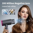 thumbnail image 2 of Secador de pelo iónico con difusor de 1800 W, profesional, de secado rápido, control del encrespamiento, para uso doméstico, salón de belleza y viajes., 2 of 5