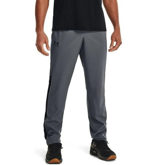 Under Armour Mens Woven Vital Workout Pants Pitch Gray 012/Black X-Large Tall