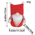 thumbnail image 1 of XWSHYW Decoraciones Navideñas Muñeca Sin Rostro con Gorro Cangyan, 1 of 3