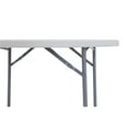 thumbnail image 5 of National Public Seating NPS® 71" Heavy Duty Round Folding Table, Speckled Grey, 5 of 5