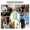 thumbnail image 7 of Bixox Men's Yellow Lemon Printed Shirt Sleeveless Fitness Tank Top-Large, 7 of 7