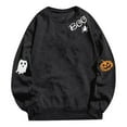 thumbnail image 3 of Boo Halloween Sweatshirts for Women 2025 Long Sleeve Crewneck Spooky Boo Ghost Graphic Sweatshirt Pullover Tops, 3 of 5