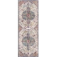 thumbnail image 3 of Mark&Day Area Rugs, 3x8 Olivia Traditional Teal Runner Area Rug, Beige Grey Orange Carpet for Hallway, Kitchen, Bedroom or Living Room (2'7" x 7'3" Runner), 3 of 7