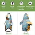 thumbnail image 6 of Honeii Woman Under Blossoming Tree Print Small Dog Hoodies Pet Hooded Sweatshirts Fall Winter Puppy Cat Sweaters Warm Clothes for Small Dogs Outfits Costume-Small, 6 of 7