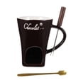 thumbnail image 1 of Juego de olla para fondue, olla para derretir chocolate, taza para derretir chocolate, taza para fondue Marrón, 1 of 9