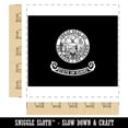 thumbnail image 2 of Idaho State Flag Square Rubber Stamp Stamping Scrapbooking Crafting - Large 2.75in, 2 of 7