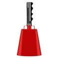 thumbnail image 3 of Steel Cowbell with Handle Hand Percussion for Party Sport Events Cheering Bell, 3 of 8