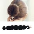 thumbnail image 3 of Grofry Hair Styling Tool Magic Sponge Hair Clip Foam Donut Hair Styling Bun Curler Tool Maker Ring Twist, 3 of 7