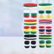 thumbnail image 1 of Protector de muñeca para hombres y mujeres, diadema deportiva, banda para el cabello, protector de muñeca, conjunto de banda para el sudor de poliéster y algodón, equipo de protección deportivo, 1 of 2