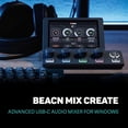 thumbnail image 2 of BEACN Mix Crear mezclador de audio | Mezclador de audio para PC y Mac | Mezclador de audio USB C para creadores de contenido | Mezclador de juegos y podcasts, Mezclador de audio de PC para Twitch y Yo, 2 of 5