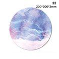 thumbnail image 3 of CAROOTU Marble Round Mouse Pad Marble Premium-Textured Mouse Mat Washable Mousepads Non-Slip Rubber 200*200*3mm, 3 of 7