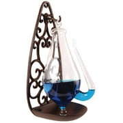 Glass Barometer with Cast Iron Holder