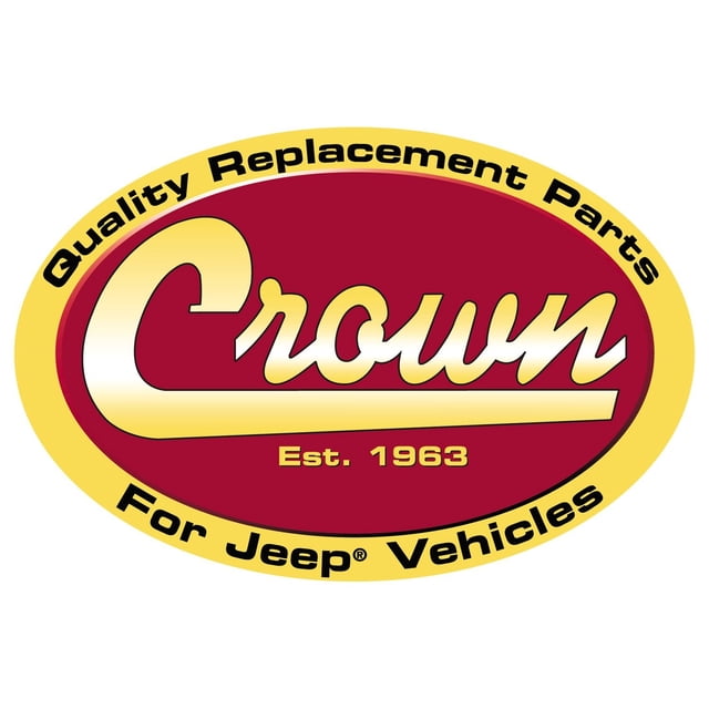Juego de Cubos de Bloqueo Crown Automotive Negro y Plata