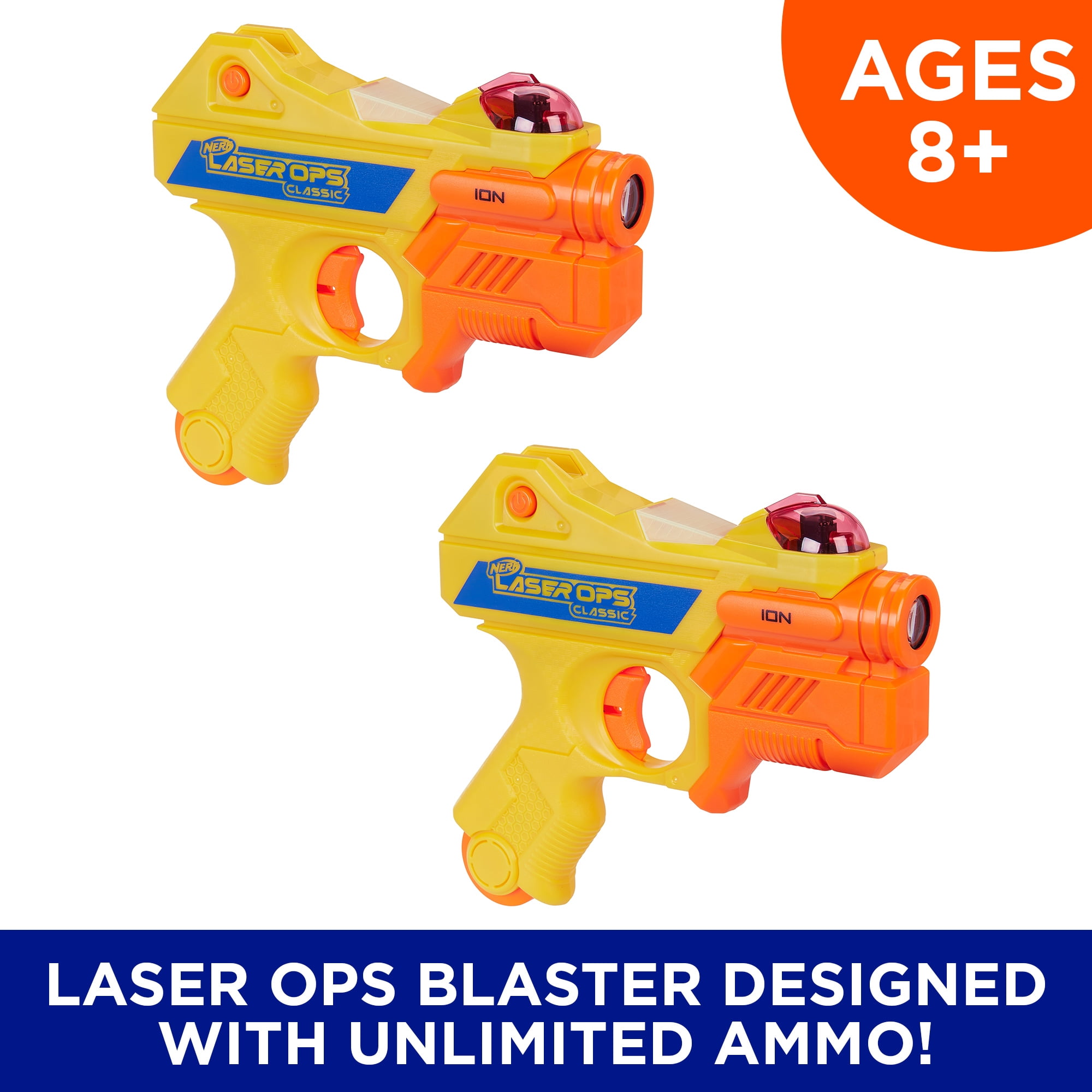 Justitie in tegenstelling tot Filosofisch Nerf Laser Ops Classic Ion Blaster 2-Pack, Ages 8 and Up - Walmart.com