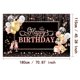 thumbnail image 2 of Pancarta de fondo de feliz cumpleaños de oro rosa, pancarta de decoración de feliz cumpleaños, telón de fondo de feliz cumpleaños para niñas y mujeres 71 x 45 pulgadas, 2 of 5