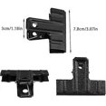 thumbnail image 3 of Black Large Paper Clips, 3 Inch/77mm Metal Hinge Foldback Clips Money File Clips, 12pcs, 3 of 5