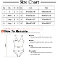thumbnail image 3 of Tawop Ladies Swimsuits Bikini Solid Color Hollow Out White S, 3 of 8