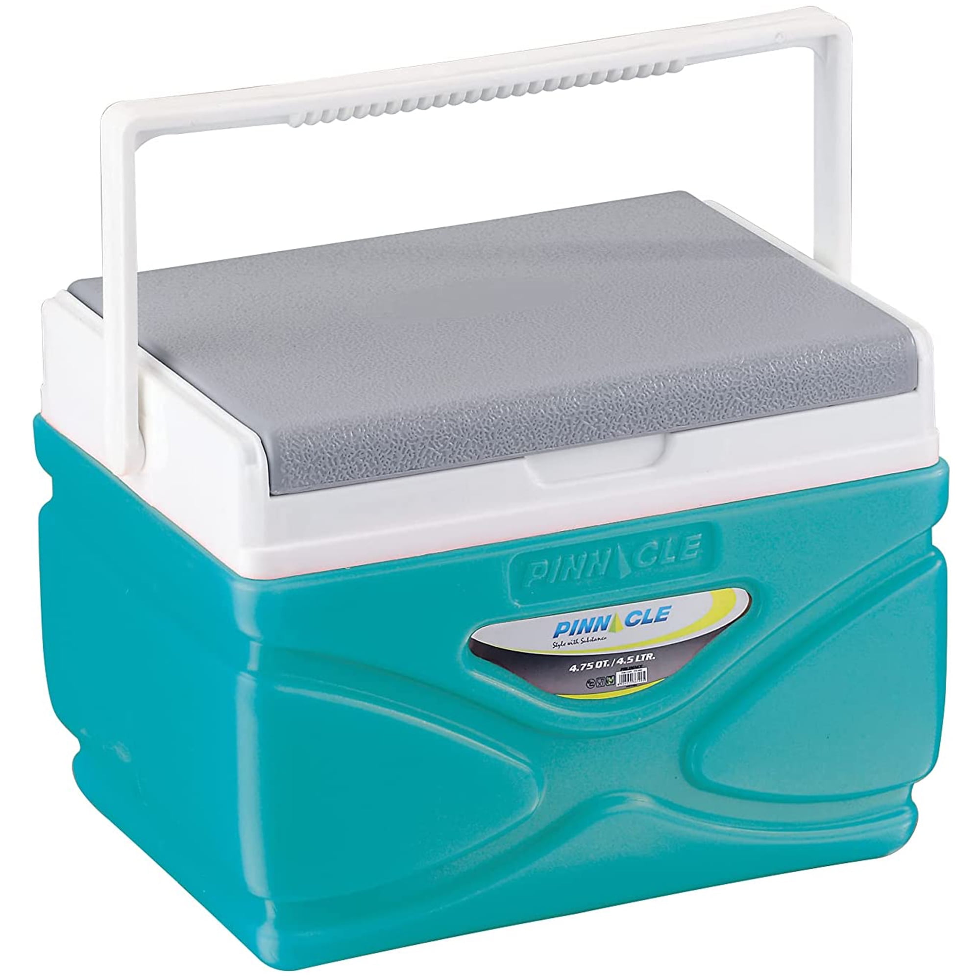 Pinnacle Thermoware 4.5 Liter Hard Portable Cooler Picnic Camping Outdoor Coolbox, Sky Blue