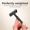 thumbnail image 3 of ZOMCHI Safety Razor for Men with 5 Double Edge Safety Razor Blades, One Blade Safety Razor, Metal Razor Zero Waste – Black, 3 of 9